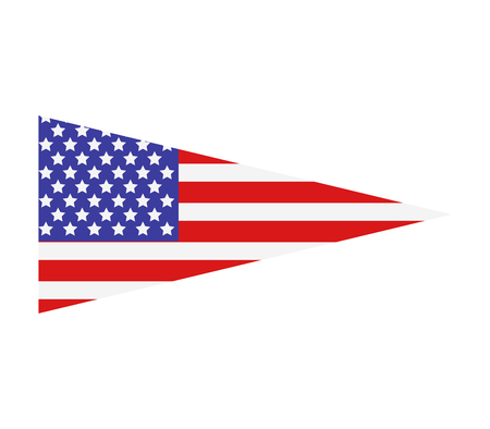 United States flag icon.のイラスト素材
