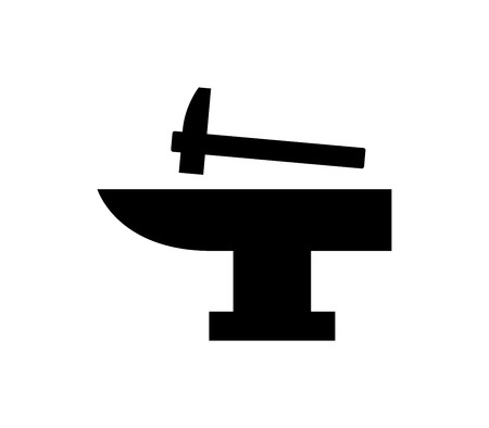Anvil icon vector illustrationのイラスト素材