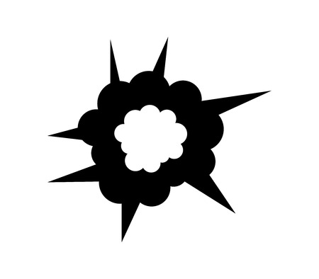 explosion iconのイラスト素材