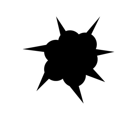 explosion iconのイラスト素材