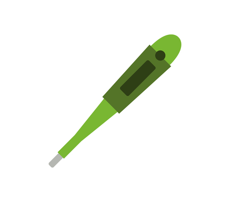 thermometer icon on white backgroundのイラスト素材
