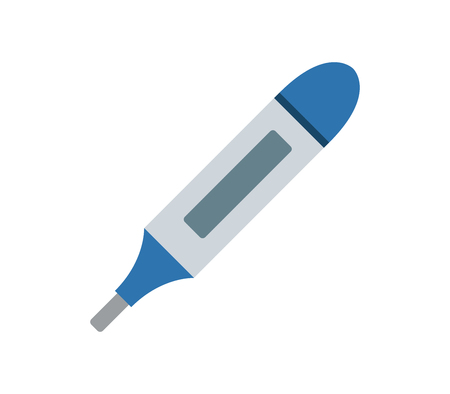 thermometer icon on white backgroundのイラスト素材