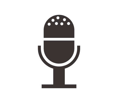 microphone iconのイラスト素材