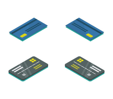 bank cardのイラスト素材