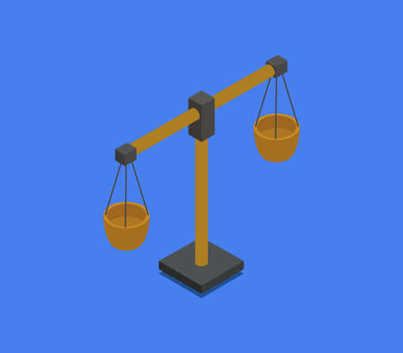 weight scaleのイラスト素材