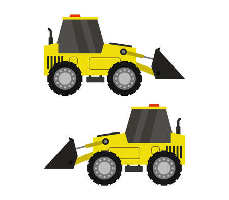 excavatorのイラスト素材