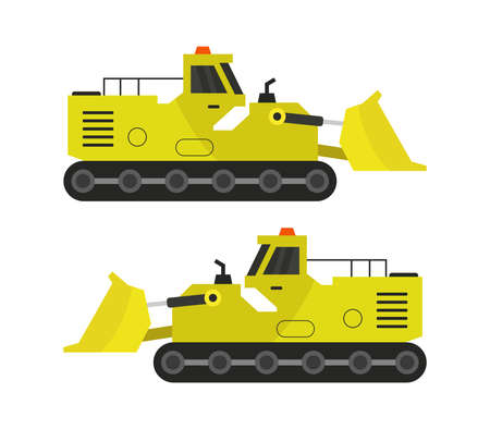 excavatorのイラスト素材