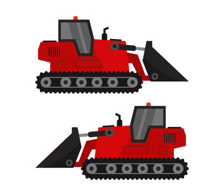 excavatorのイラスト素材