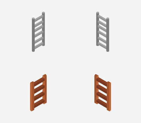 isometric ladderのイラスト素材