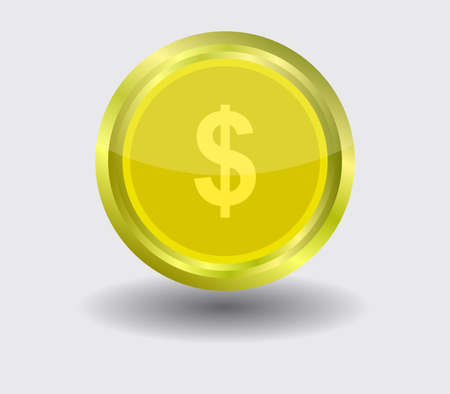 Coins money illustrationのイラスト素材