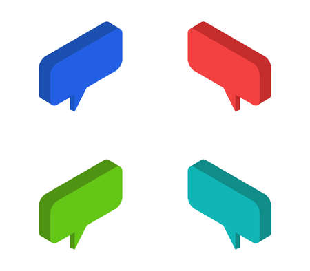 cloud dialogue illustrationのイラスト素材