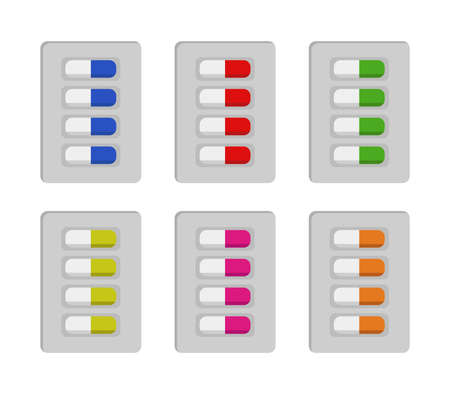 pills graphic illustrationのイラスト素材