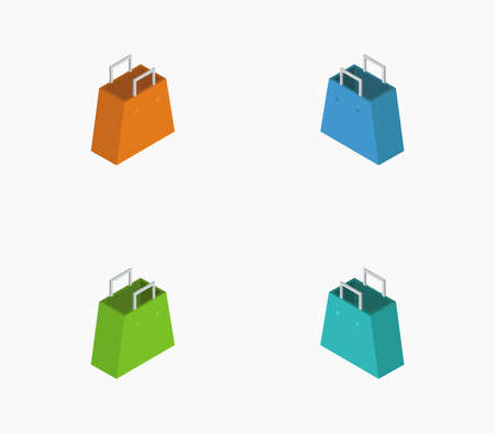 shopping bagのイラスト素材