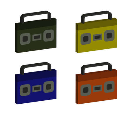 stereo illustrationのイラスト素材