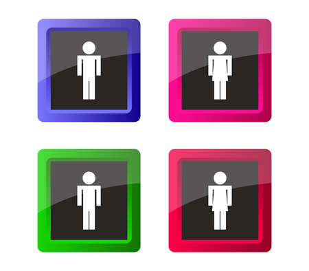 toilet signalのイラスト素材