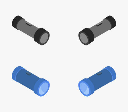 torch light illustrationのイラスト素材