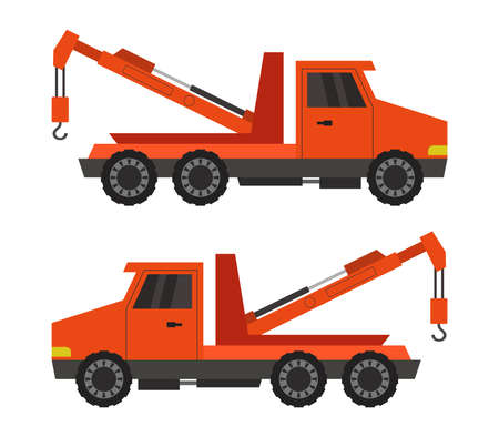tow truckのイラスト素材