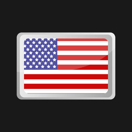 USA design over black background, vector illustration. Flat design.のイラスト素材