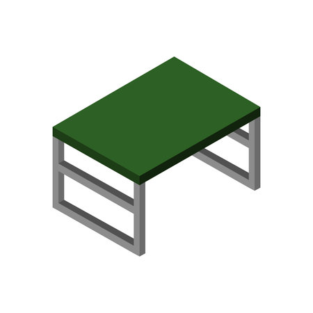 Table icon. Isometric 3d illustration of table vector icon for webのイラスト素材