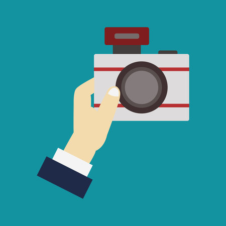 Photography concept with icon design, vector illustration 10 eps graphic.のイラスト素材