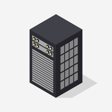 Data center concept with icon design, vector illustration 10 eps graphic.のイラスト素材