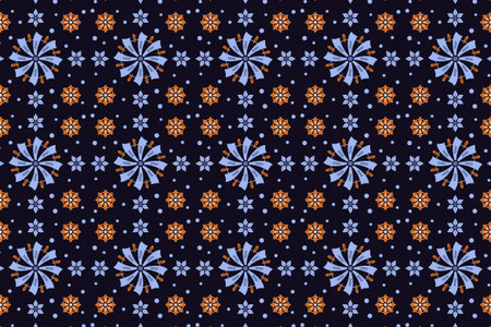 Seamless floral pattern. Stylized flowers. Textile report.