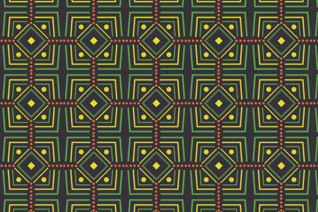Seamless pattern with abstract geometric ornament. Vector illustration. Can be used for wallpaper,...
