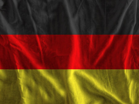 Germany flag with textureの写真素材
