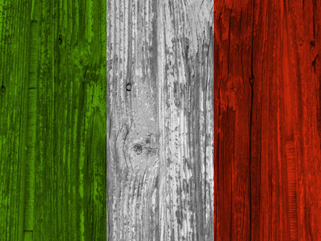 Ireland flag with textureの写真素材