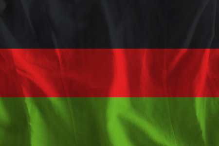 Malawi flag with textureの写真素材