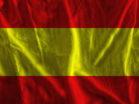 Spain flag with texture