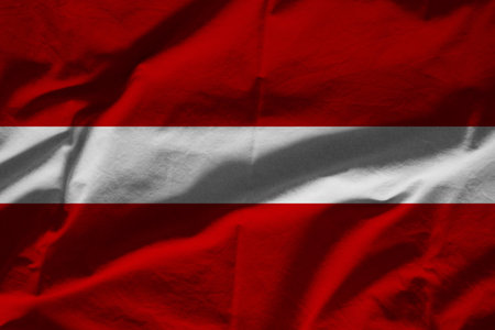 Latvia flag with textureの写真素材
