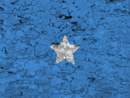 Somalia flag with textureの写真素材