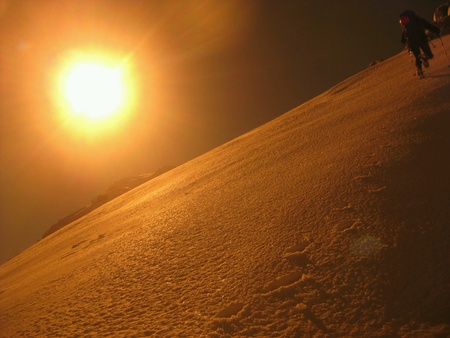 The sunrise