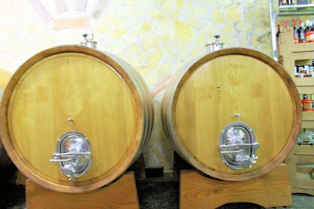 wine barrelsの写真素材