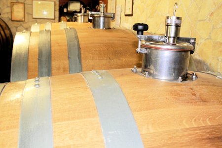 wine barrels