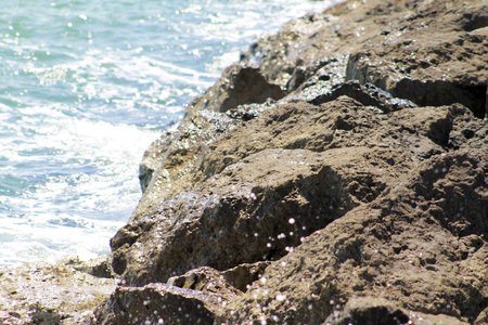 close up of Adriatic sea