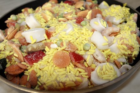 spanish paellaの写真素材