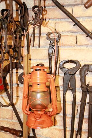 A collection of old  tools used early 1900の写真素材