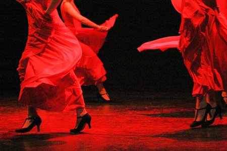 Ballerina standing in ballet shoesの写真素材