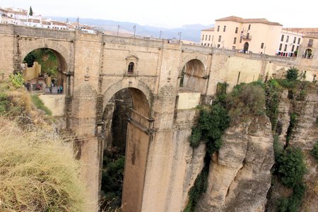 View of Ronda in Andalusia in southern Spainのeditorial素材