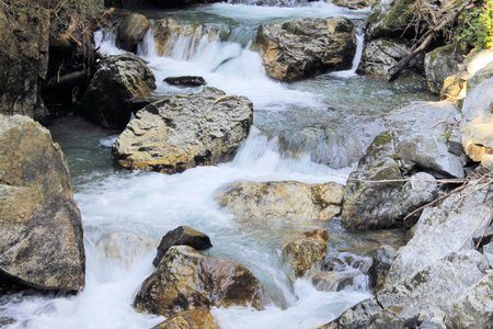 Water torrents through Stangeの写真素材