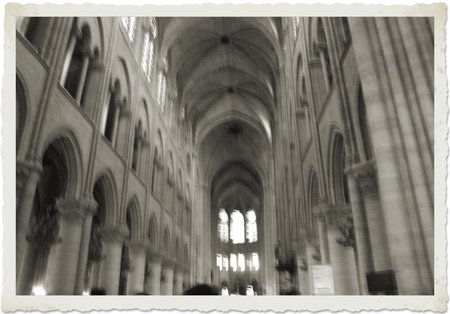 The Cathedral of Notre Dame in Paris, France.のeditorial素材
