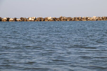 landscape of the Adriatic sea in Italy