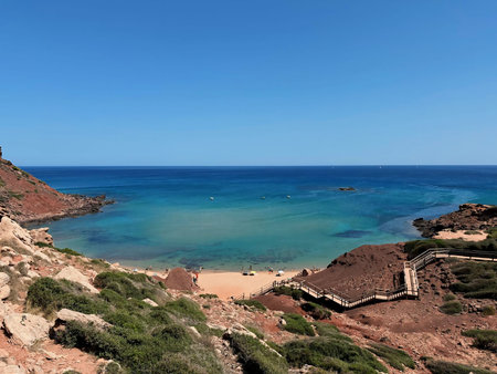 View of the beachの写真素材