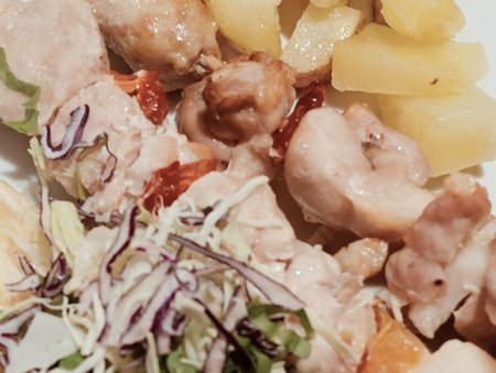 football game in hokkaido japan with players in actionの写真素材