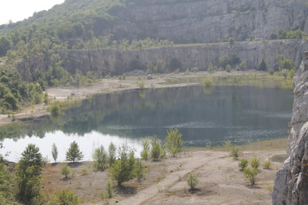 lake in the mountains, Crimea, Ukraine, near the city of Sevastopol