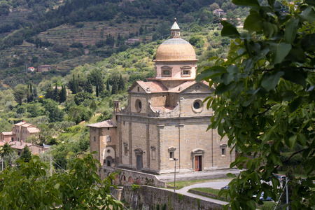 Church of Santa Maria Nuova in Cortonaの写真素材