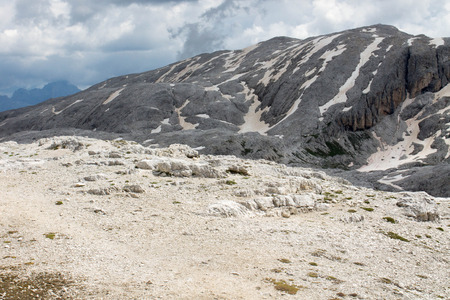 Rosetta peak in the Pale of San Martino, Dolomites, Italyの写真素材