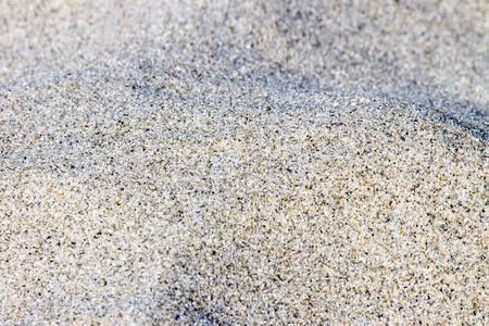 a closeup of clear and fine sand